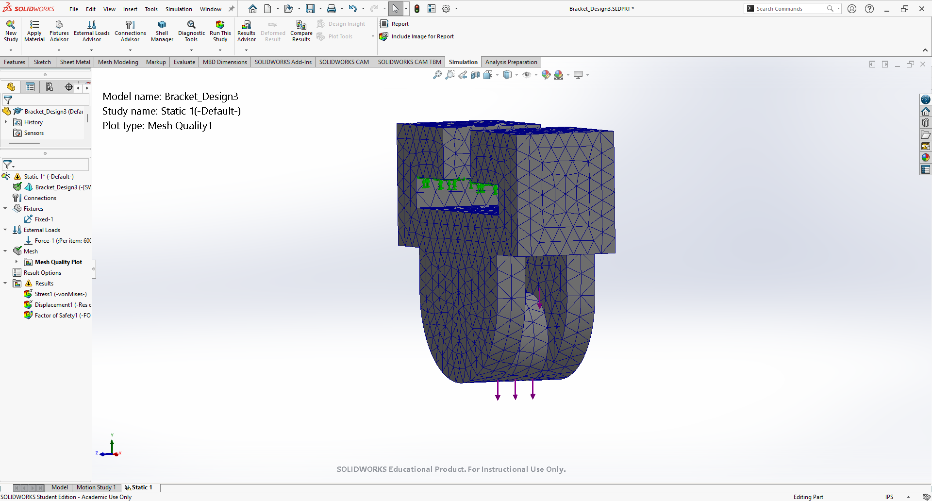 Design 3 - Mesh 1